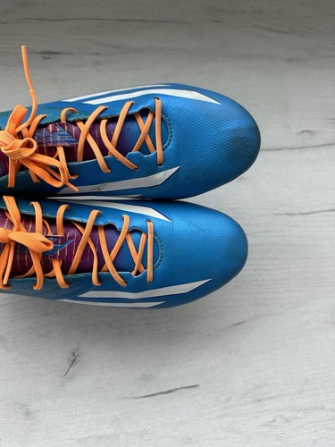 Scarpe da calcio Adidas F50 Adizero FG blu US8 1/2 UK8 EUR42 - Foto 7 di 14