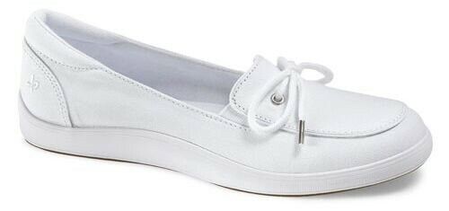Grasshopper Highview White Canvas Slip On Shoe/Sneaker | eBay