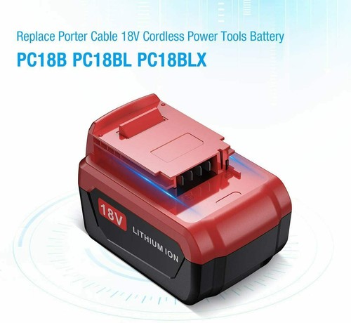 2PACK 18V Lithium Ion Battery FOR Porter Cable 18 Volt PC18B PC18BL PC18BLX Tool - Picture 11 of 14