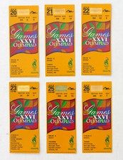 LOT of 6 - 1996 Atlanta Olympics SWIMMING TICKETS - complete set except one day 