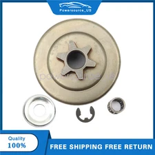 Fits for Stihl MS171 MS181 MS211 Chainsaw 3/8"-6T Spur Clutch Drum Sprocket Kit