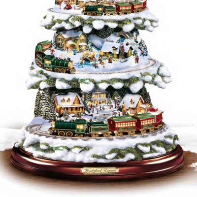 Bradford Thomas Kinkade Wonderland Express Christmas Tree Decor