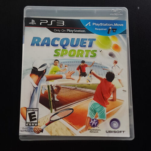 Racquet Sports PS3, CIB, Includes Manual, Supports PlayStation Move
