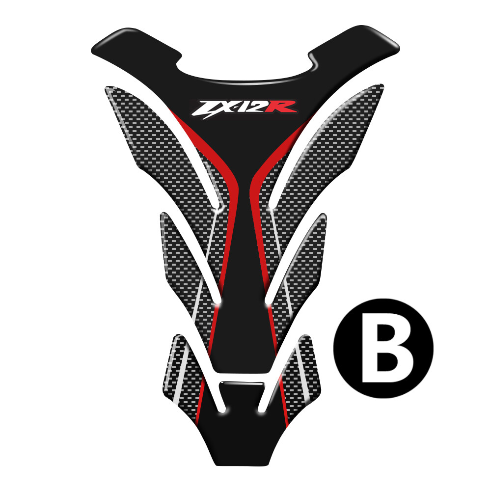 For Kawasaki NINJA ZX12R ZX-12R Tank Pad 3D Motorcycle Tank Pad
