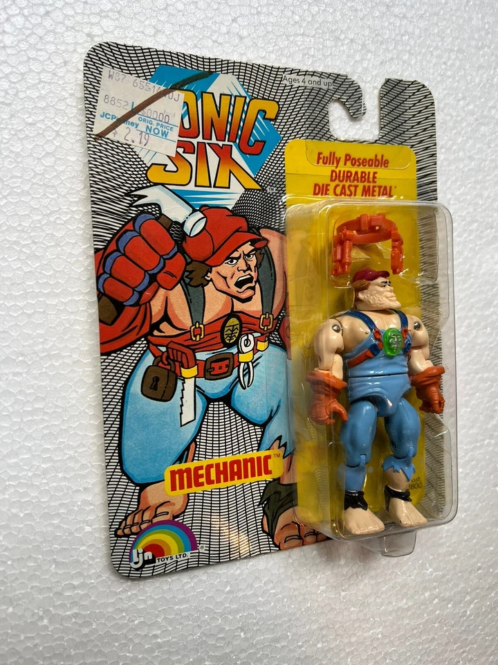 1986 年 LJN Toys 仿生六机械模具演员活动人偶 — 第 3/4 张图片