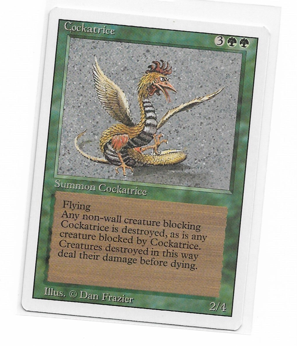 Magic the Gathering ~ MTG ~ 1x Cockatrice ~  MP ~ REVISED