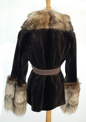 LUXURIOUS SHEARED MINK FUR COAT/JACKET BY GIULIANA TESO | eBay
