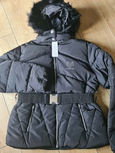 Belted Padded Jacket Size 