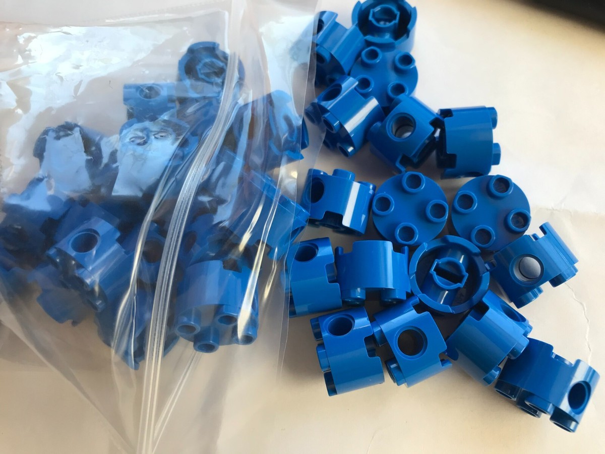 LEGO -NEW-#17485-BLUE-BRICK ROUND 2 X 2 W/ PIN HOLES-10 PIECES | eBay