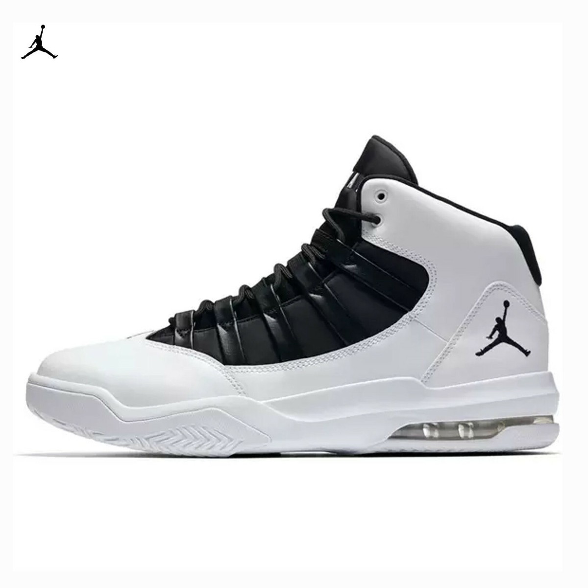 Jordan Max Aura White / Black Basketball Shoes AQ9084-100
