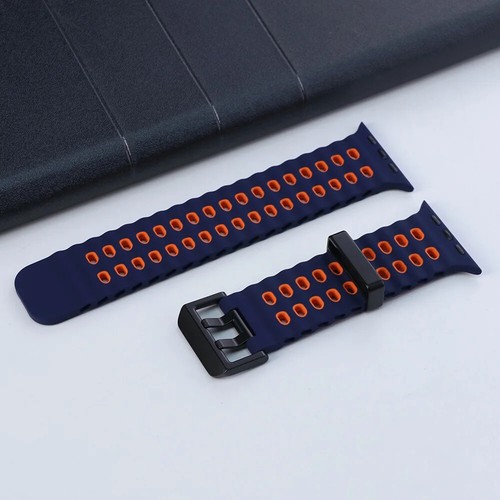 Silicone Sports Strap for Apple Watch 49mm - Zdjęcie 24 z 42