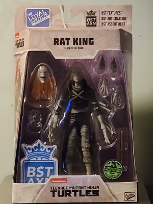 The Loyal Subjects BST AXN, TMNT ''Rat King'' (Glow In The Dark) Action Figure! 
