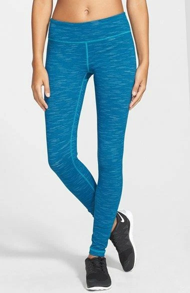 Zella Live In Leggings Size L Women s Navy Blue Spacedye Workout Yoga Stretch