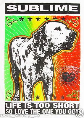 SUBLIME LOU DOG T-shirt LBC Long Beach Cali Ska Punk Tee Adult S