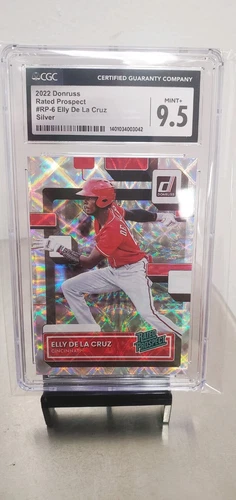 2022 Donruss Rated Prospect Diamond #RP-6 Elly De La Cruz Reds  CGC 9.5   #/349