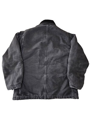Carhartt Traditional Coat. Men's Large C26 BLK Duck Canvas Arctic