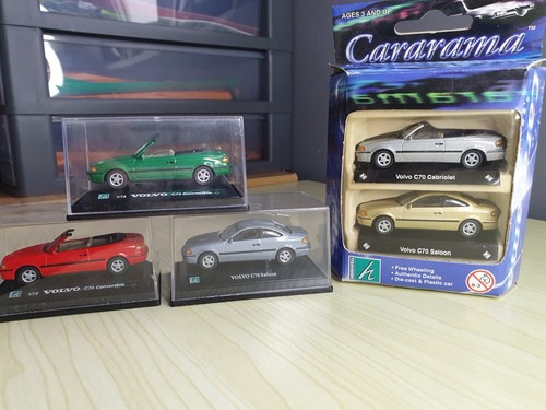 Cararama 1.72 Scale Volvo C70 x5 joblot boxed