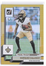 2022 Donruss #243 Marquez Callaway (Saints) Premium Press Proof