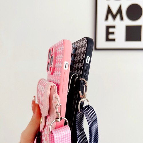 For iPhone Samsung Wallet Case Card Bag Holder Phone Cover Crossbody Lanyard Hot - Zdjęcie 7 z 14