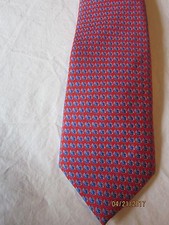Jos A Bank Red Silk Neck Tie