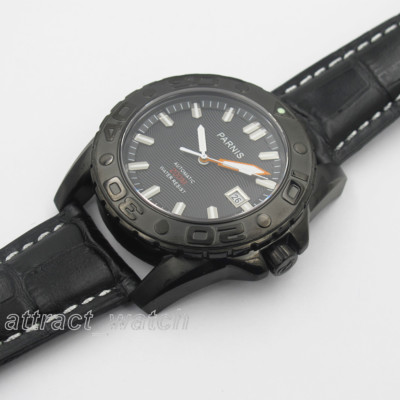 43mm Parnis Automatic Mens Watch 200M Water Resistant Sapphire Crystal Best  Gift