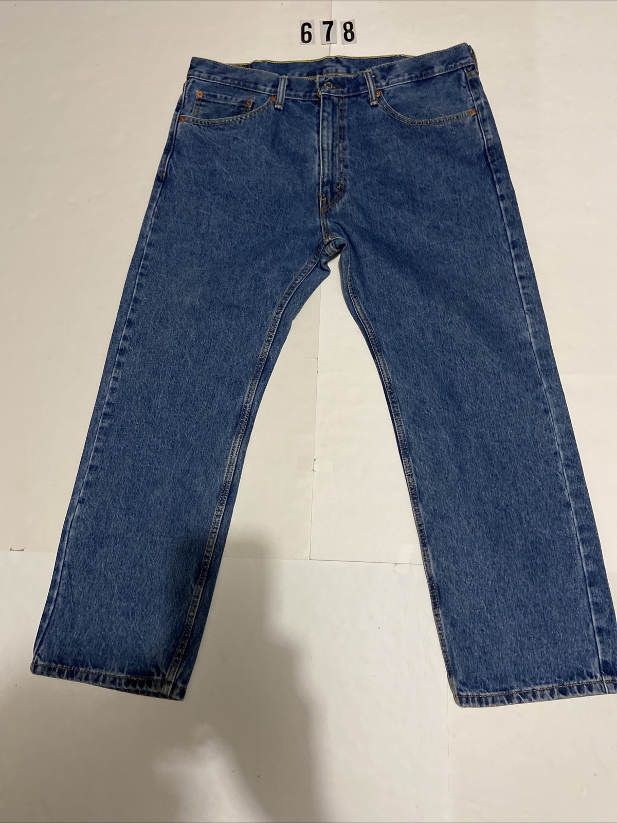 mens Levis 505 straight leg size 38x29 blue jean