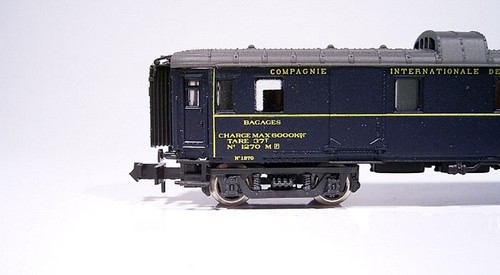 RIVAROSSI 9593 Vintage CIWL Carriage 1270 Luggage Orient Express Box Scale-N - Picture 3 of 5