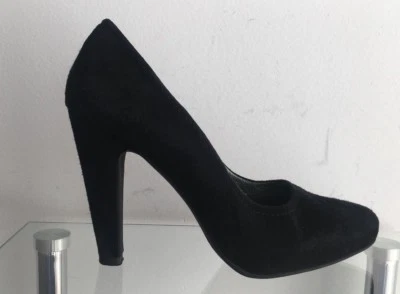 PEDRO MIRALLES Damen Pumps High Heels Schuhe Party Plateau Schwarz Gr.38 (US 8) - Bild 1 von 4