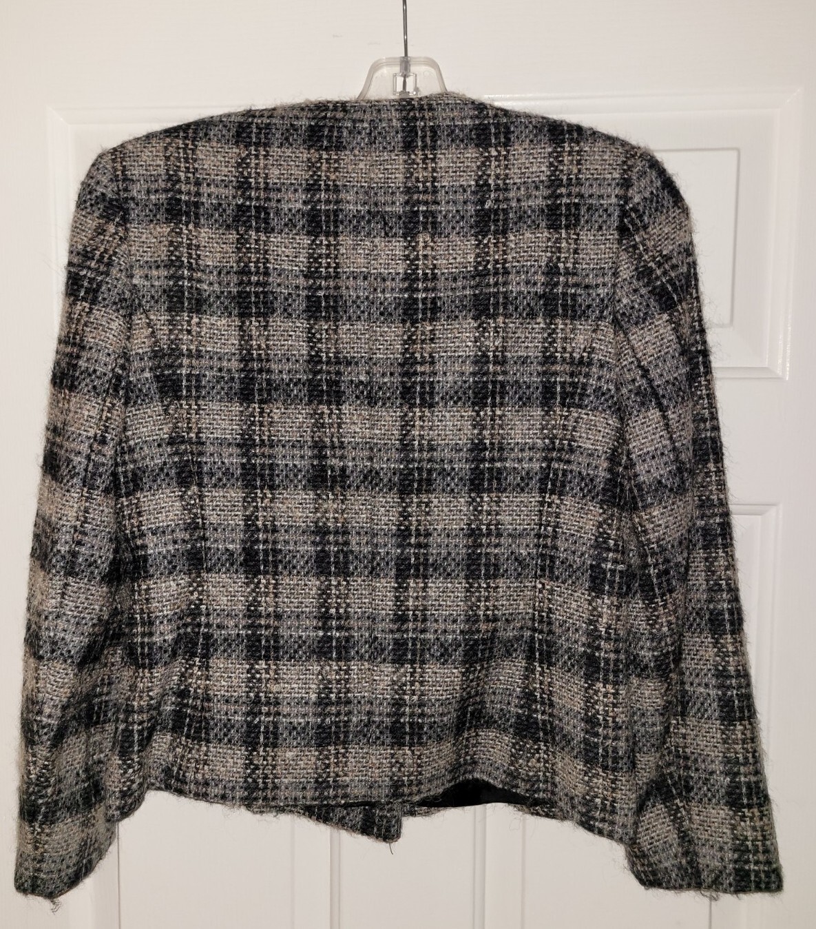 Vtg. Pendleton Asymmetrical Wool Plaid Blazer Jac… - image 6