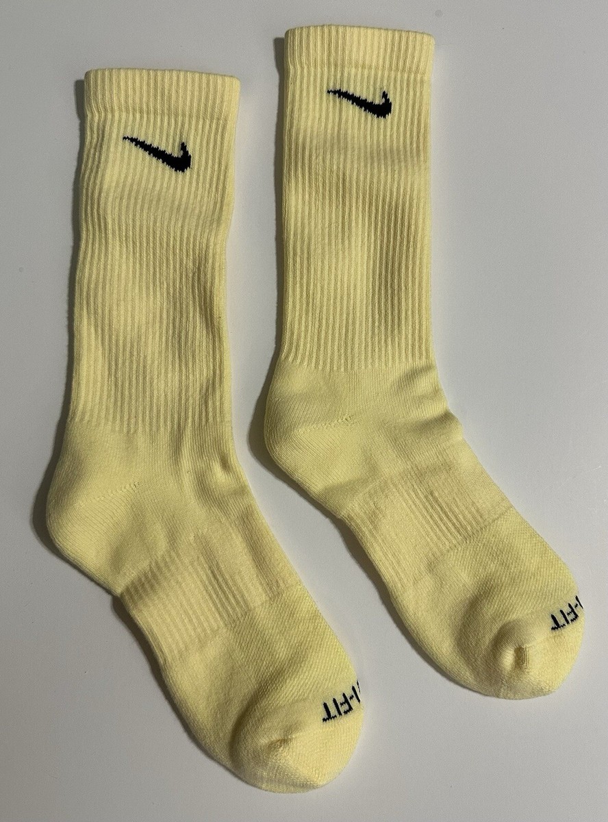 Nike Everyday Plus Cushion Crew Training Socks Light Yellow