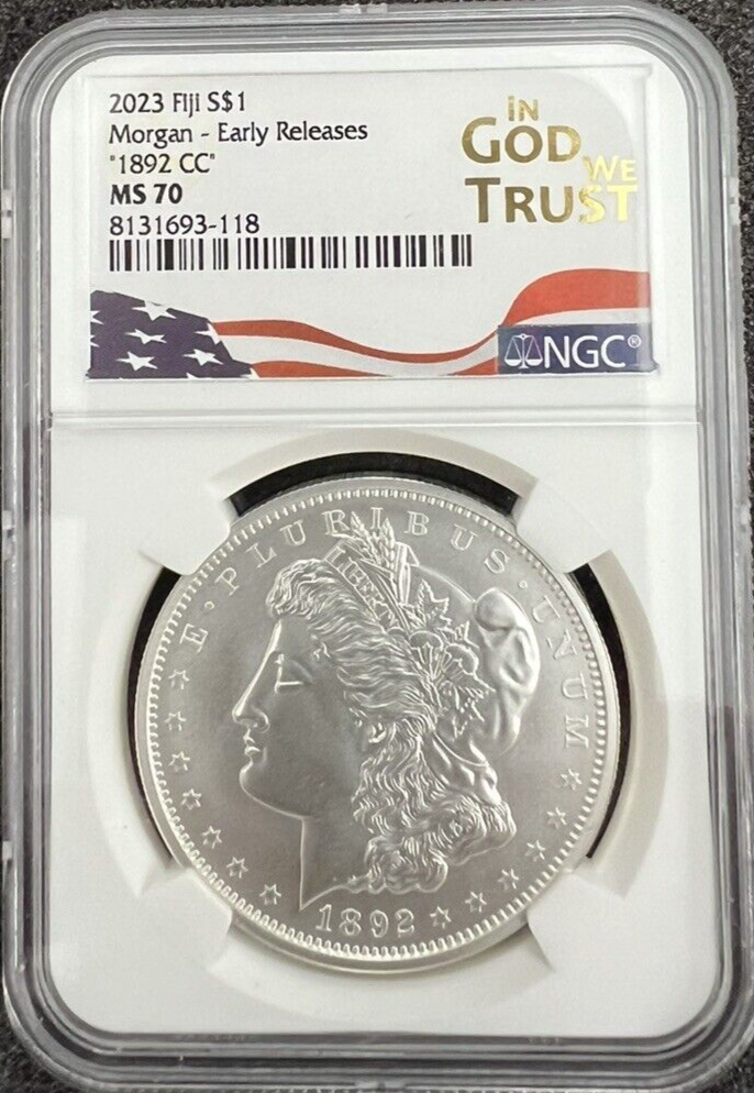 2023 FIJI 1892 CC Morgan Dollar NGC MS70 (Early Releases) Special