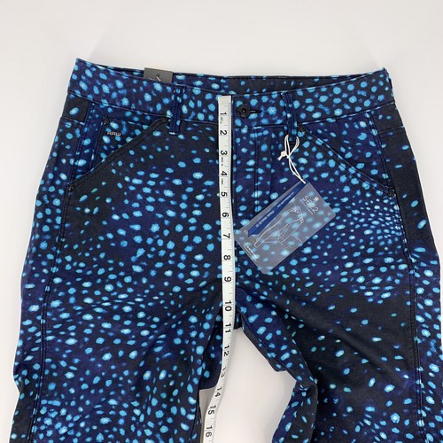 G-Star 5622 Elwood x25 NWT Whale Shark Print 3D Boyfriend Fit Canvas Jeans, 27 - Picture 14 of 24
