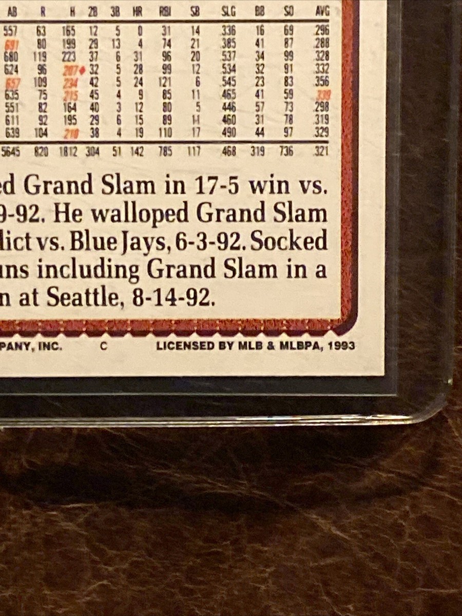 1993 Topps Kirby Puckett Twins 200 Birth Year Error HOLY GRAIL GEM