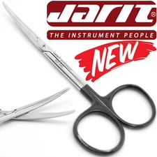 JARIT 102-240 Par-Style Plastic/Recon Supercut Serrated Scissors Curved 5-5/8"
