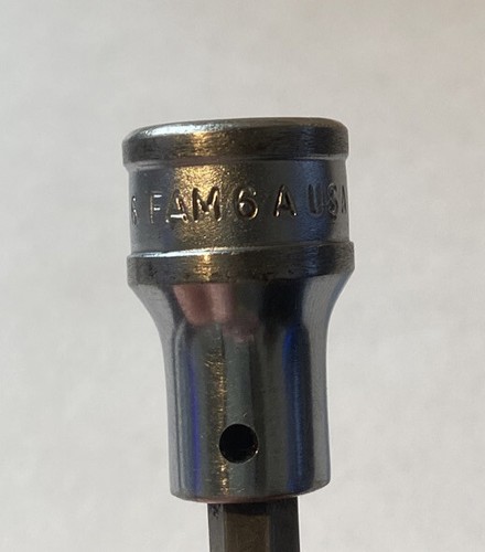 Snap on FAM6a 3/8" Drive Metric 6mm Hex Bit Socket Driver USA - Picture 5 of 7