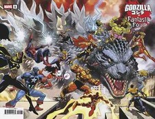   GODZILLA VS. FANTASTIC FOUR #1 LEINIL YU wr...