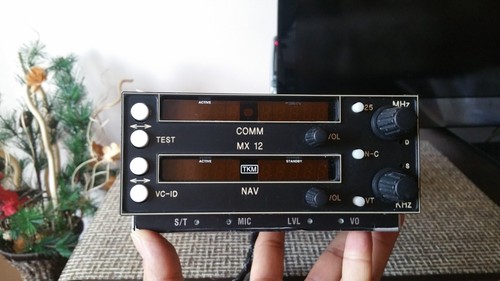 TKM MX12 NAV/COMM 28 VDC P/N MX 12 WITH FAA FORM 8130-3 FROM BEVAN RABELL
