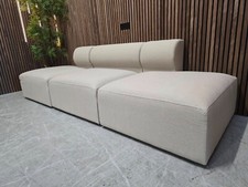 Sofa.com Cohen Modular Large Sofa In Wishful Vermeer Linen RRP-£2190