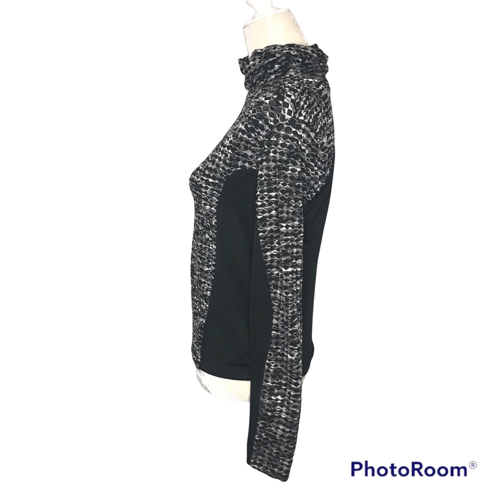 Nike Hyperwarm Mock Neck Fitted Training Pullover… - image 3