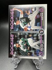 2024 Topps Update Series Rookie Combo #US270 Evan Justice Anthony Molina Rockies