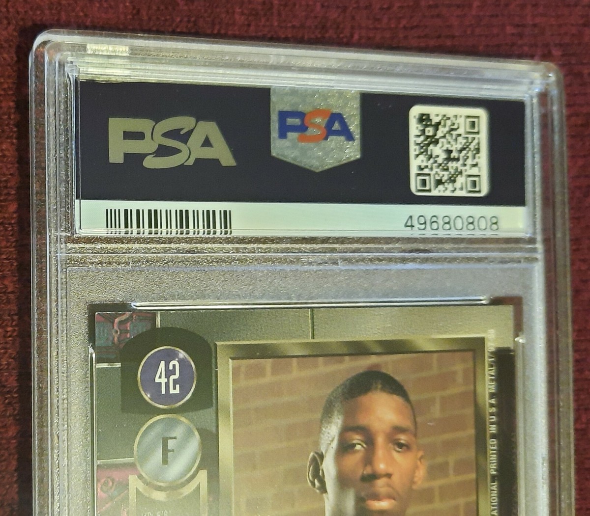 PSA 9 MINT Tracy McGrady 1997 Fleer METAL UNIVERSE #42 Rookie RC