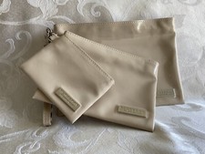 Burberry pouch set of 3 Color Light Beige Brand New     