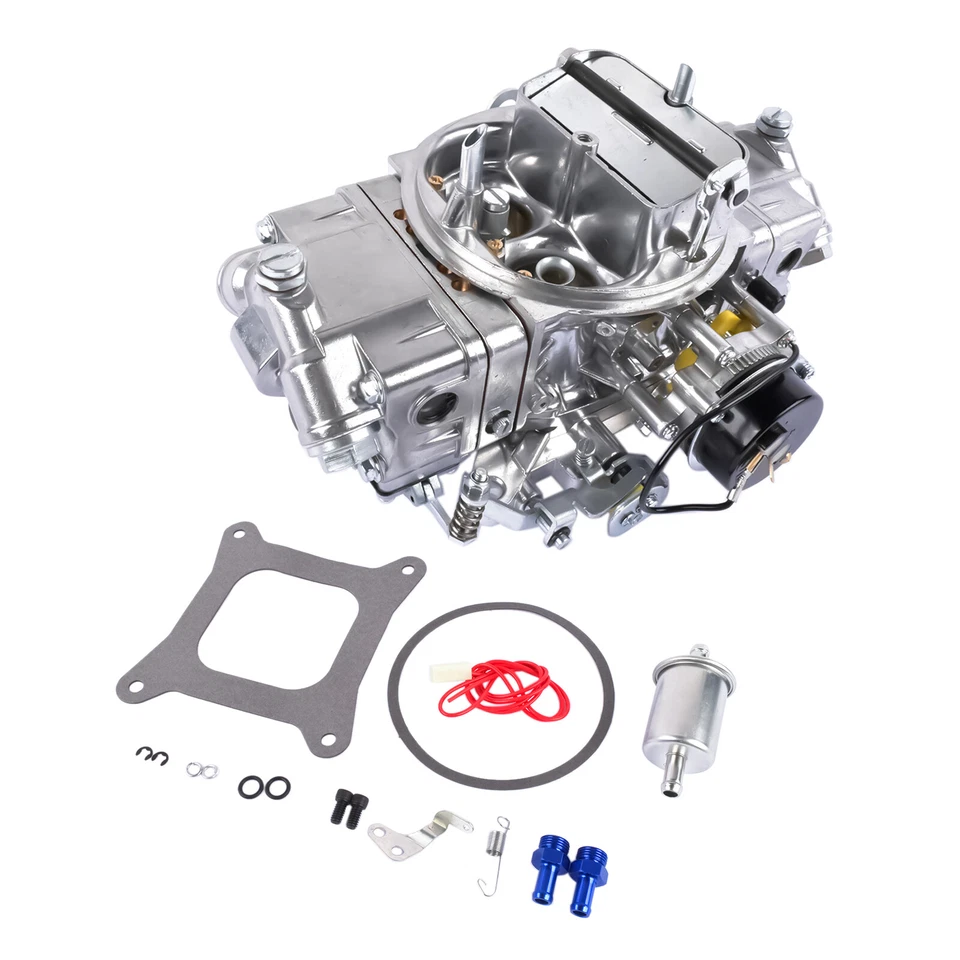 BR-67255 650CFM Carburetor for 4-Barrel Square Bore Double Pumper Electric Choke - Image 2 of 4