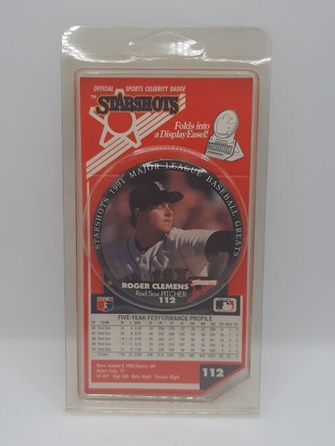 Sealed Starshots 1991 Major League Baseball Greats Badges/Pins - Picture 85 of 108