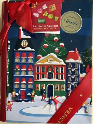 Venchi Assorted Chocolate Italy Tin Book Collectors Item New & Sealed GF