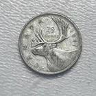 1947 - Canada 25 Cents/Quarter - 0.800 Silver Coin