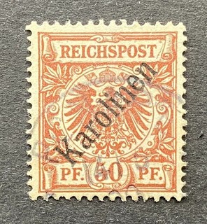 Karolinen Deutsche Kolonien: Mi. 6 I tief SIGNIERT Bothe BPP Kat. 1800€ TOP