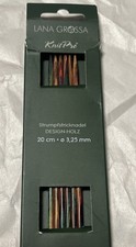 Lana Grossa KnitPro Design-Holz 6 double-pointed knitting needle 20cm