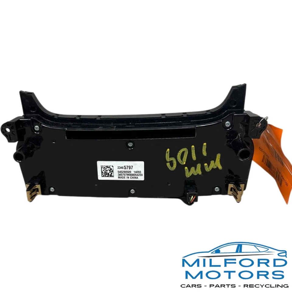 Black Semi Automatic Temperature Control Fits 14-2016 Chevy Malibu LS Fleet 2.5L - Image 2 of 4