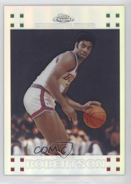 2007-08 Topps Chrome Refractor /999 Oscar Robertson #79 HOF 1lm6